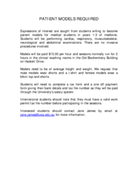 Advert for Patient Models (2).pdf